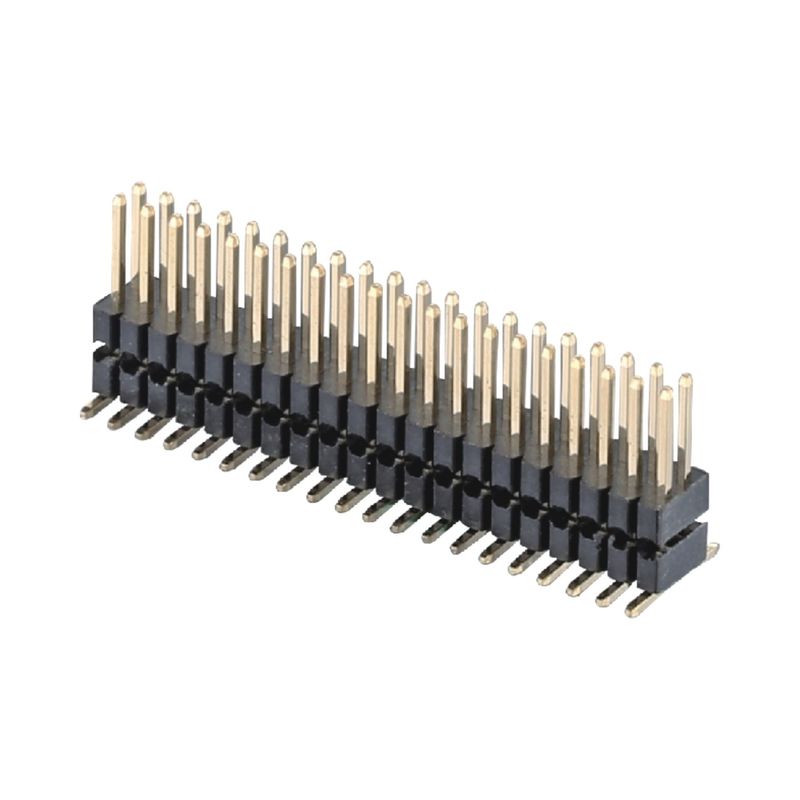 1.27 มิลลิเมตร พลาสติกคู่ 2 - 100 พินหัวข้อเชื่อมต่อ H2.5 มิลลิเมตร DIP SMT ประเภท PCB