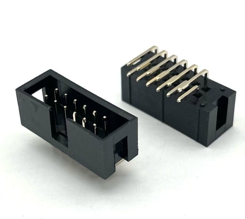 มุมขวา Box Header Connector DIP PCB DC3 12 ปิน Headers 2.54mm Pitch