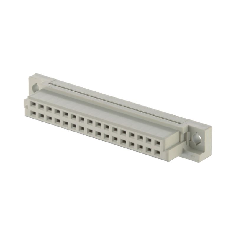 2 แถว 32 Pin IDC Type Connector Din41612 2.54mm Pitch ผู้หญิงเชื่อมต่อ