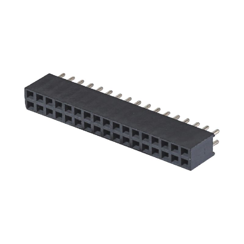 2.0mm H4.3mm DIP Header หญิงตรง Dip 2x2 2x40pin หญิง Header เครื่องเชื่อม
