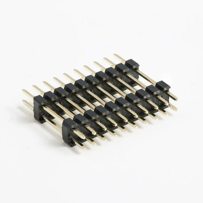 สายเชื่อม 2.54mm Pitch Pin Header คอนเนคเตอร์สองแถว 20 Pin 80 Pin สายตรง Dip