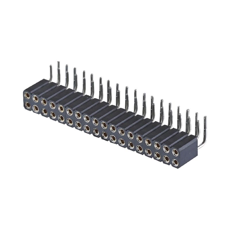 เครื่องเชื่อม PCB เครื่องจักร หัวหน้าหญิง 2.54mm H7.0mm มุมขวา