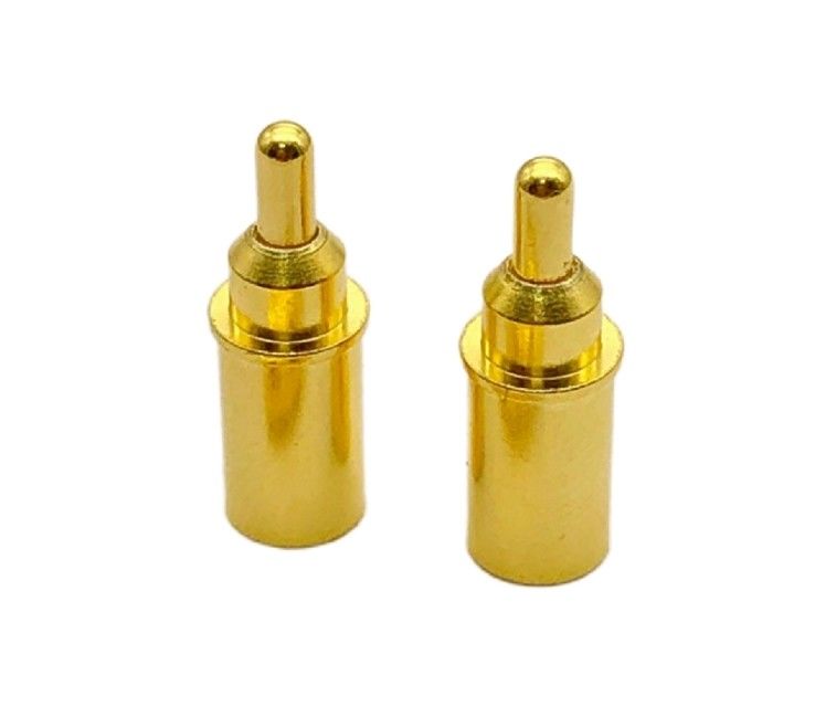 DC12V 2A 6.0mm POGO Pin SMT โกลด์เพลต Pogo Pin Pad เครื่องเชื่อมทองแดง