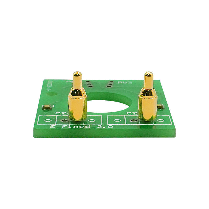 พลังงานสูง 9A แบตเตอรี่ทองแดง POGO Pin Connector ผ่านหลุม PCB สปริงบรรทุกสปริง