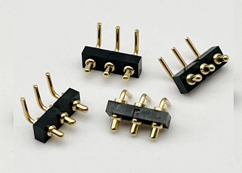 เครื่องเชื่อมปิ๊นปิ๊นแบบ 2.54mm Dip Type 3pin H1.5mm โปโก้ปิ๊นสําหรับเครื่องเชื่อมปิ๊นสปริง