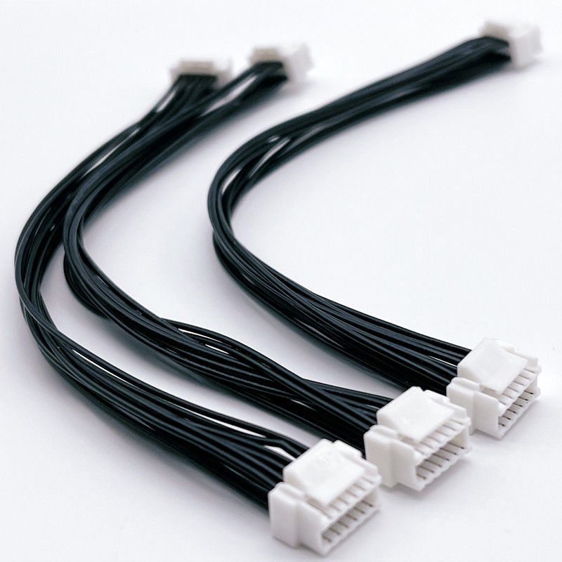 OEM ODM Wire Harness Assembly 1.5mm Pitch 12 Pin ผู้ชาย ผู้หญิงพหลกเชื่อม