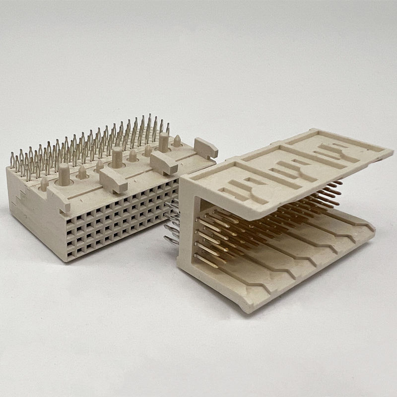 เครื่องเชื่อมเมตรแข็ง 2.0mm 24pin 48pin 72pin 96pin เครื่องเชื่อมแบบ DIN41612 Euro