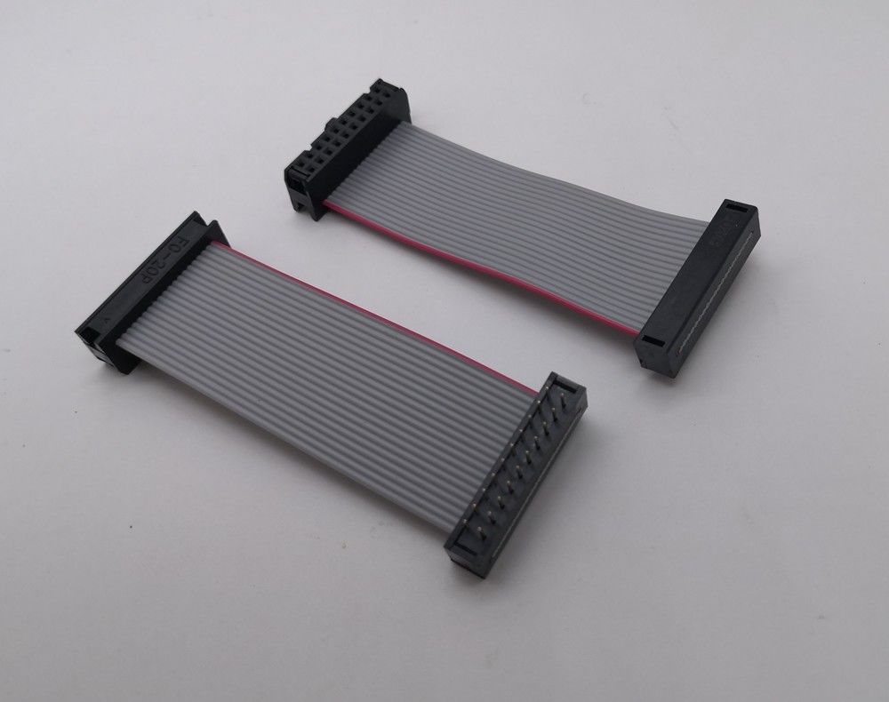 Ul 2561 28 Gauge 2.54 Pitch Dip Cable Assembly Idc 20 Pin Flat Ribbon Cable Wire Harness สายไฟฟ้า