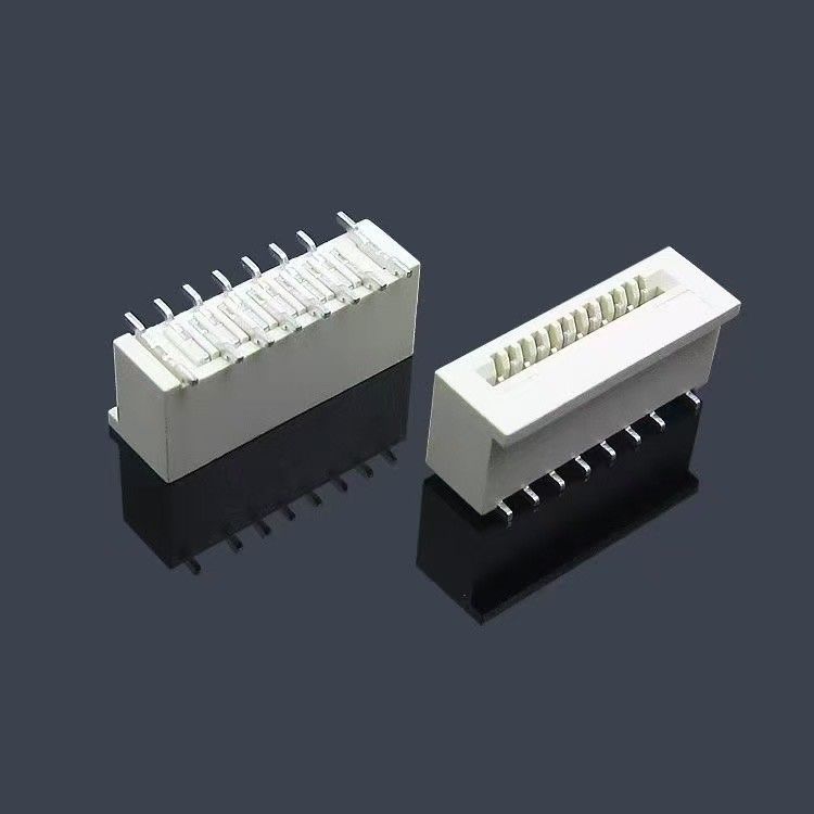 1.25mm FFC/FPC Cable Zif Socket Connector Side Contact With Lock 8 10 18 30 Pin แบบมุมขวา