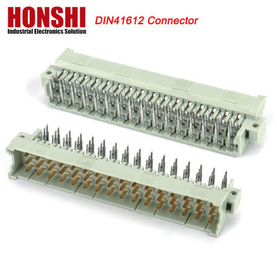 5.08mm DIN 41612 Connector 2 Rows 15P Female Power Type PCB Vertical Female 7+8 P 15Pin
