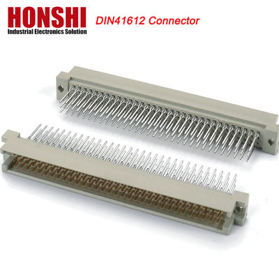 5.08mm DIN 41612 Connector 2 Rows 15P Female Power Type PCB Vertical Female 7+8 P 15Pin