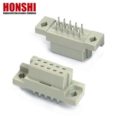 PCB Male Press Pin DIN 41612 Connector, 21pin Straight 3rows PCB Eurocard Connector