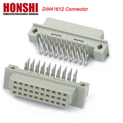 PCB Male Press Pin DIN 41612 Connector, 21pin Straight 3rows PCB Eurocard Connector