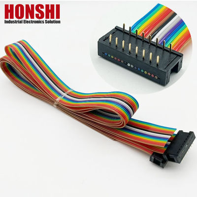 DIP 2.54x7.62mm สายเคเบิลเรียบ สายไฟฟ้าไปยังพานเชื่อม สายไฟฟ้าเรียบ