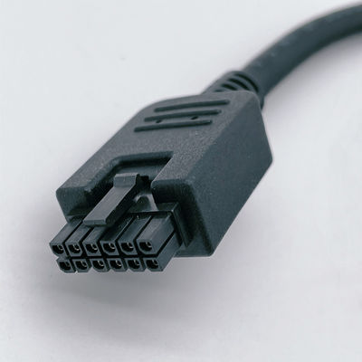 12 Pin Micro Fit 3.0 430251200 การจัดตั้งเคเบิล Overmolding สําหรับสาย 24AWG UL