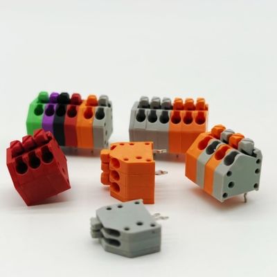 2.5mm 3.5mm สกรูเลส เทอร์มินัล บล็อก Connector PCB สปริง เทอร์มินัล บล็อก