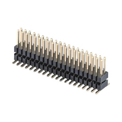 1.27 มิลลิเมตร พลาสติกคู่ 2 - 100 พินหัวข้อเชื่อมต่อ H2.5 มิลลิเมตร DIP SMT ประเภท PCB