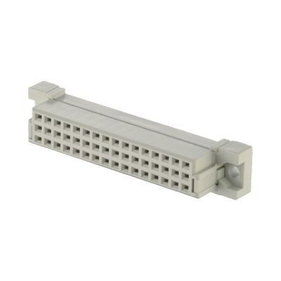 2.54mm 32 Pin Din41612 Connector IDC ประเภท Pin หญิง ผ่านหลุม 3 แถว