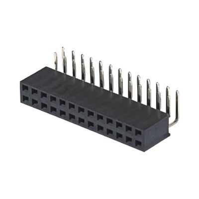 2.0 มิลลิเมตร H4.3 4.6 มิลลิเมตร หญิง Pin หัวเชื่อม มุมขวา 90 องศา 2x2 2x40pin