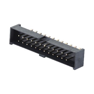 10 ปิน - 64 ปิน 2.0 มิลลิเมตร Box Head Connector H4.8 สายตรงสองแถว Connector ไฟฟ้า
