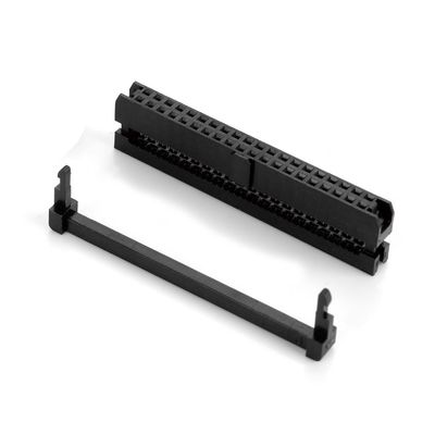 2.0mm Pitch IDC PCB Connector 6 - 64 Pin สีดํา โซคิตหญิง สาย Flat Cable FC โซคิต